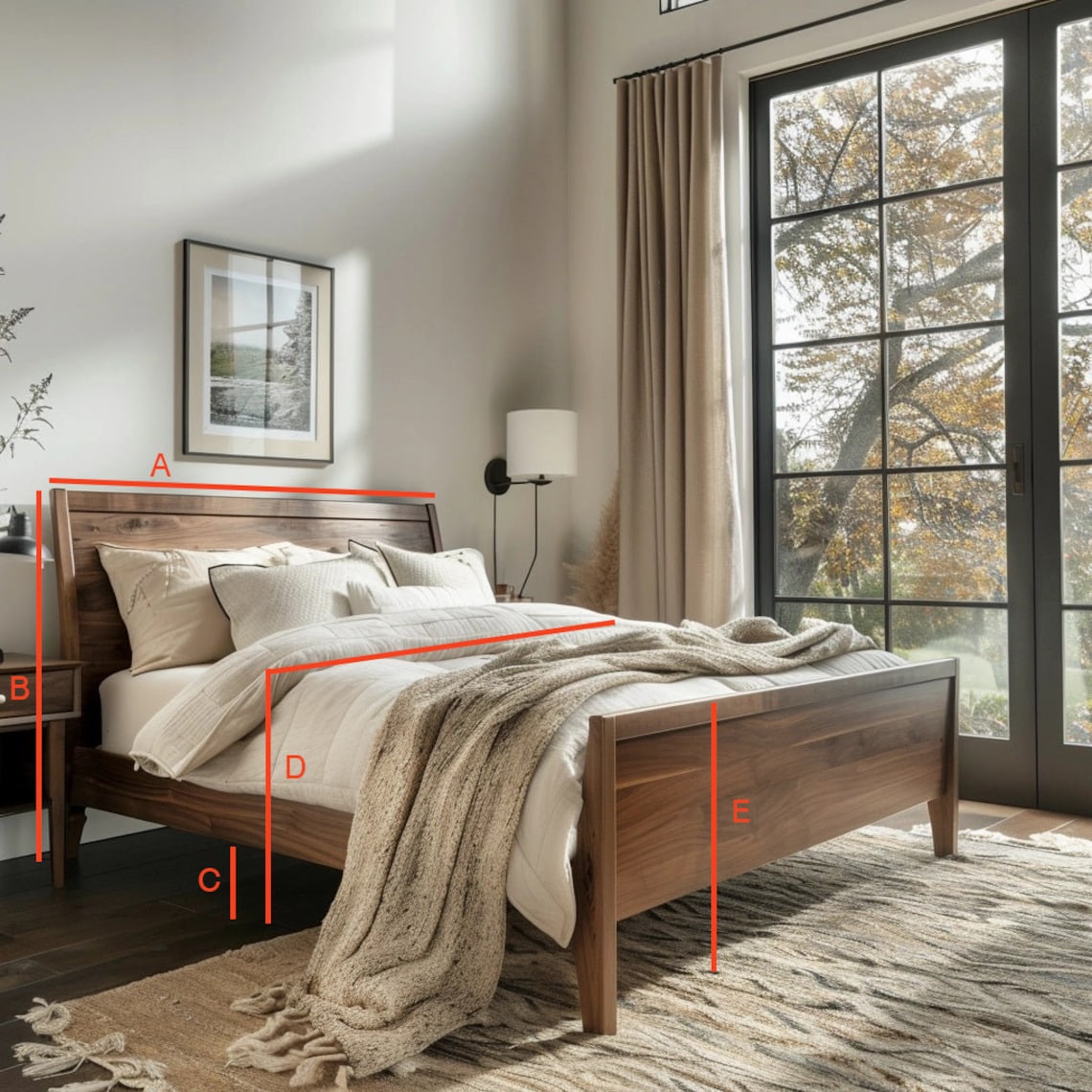 The Reading Bed Frame: Handcrafted Wooden Bed Frame