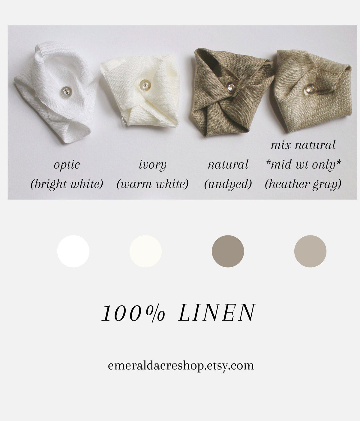 Modern Minimalist Linen Cafe Curtains - Custom Fit - Made to Measure in 100% Linen