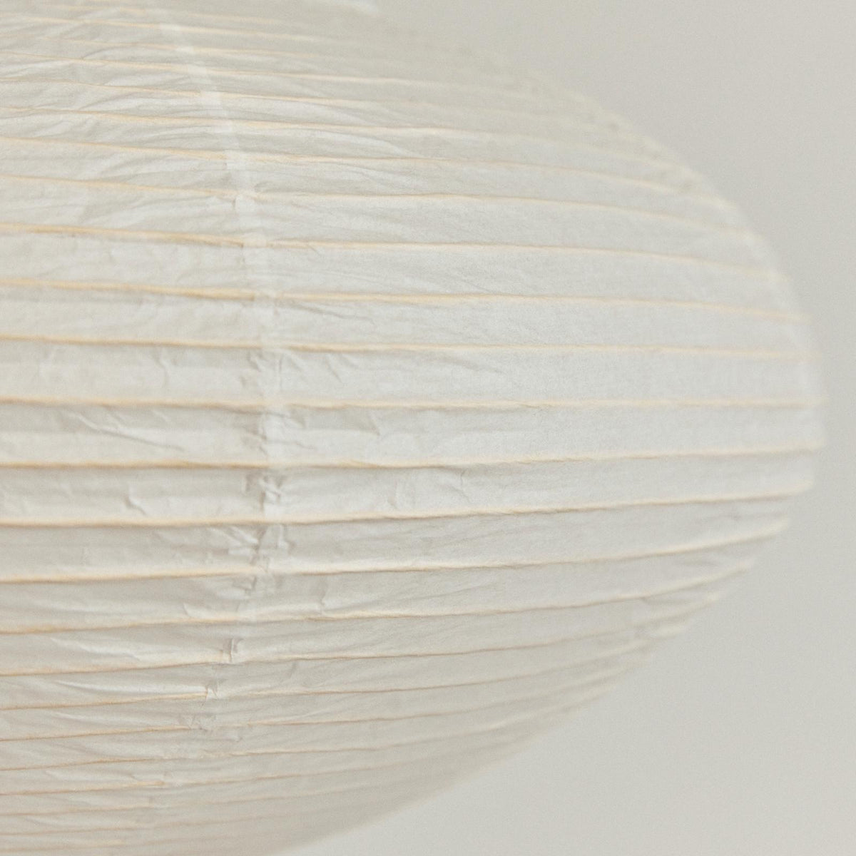 Japanese Saucer Paper Lamp Shade 45cm, Minimalist Pendant Lantern