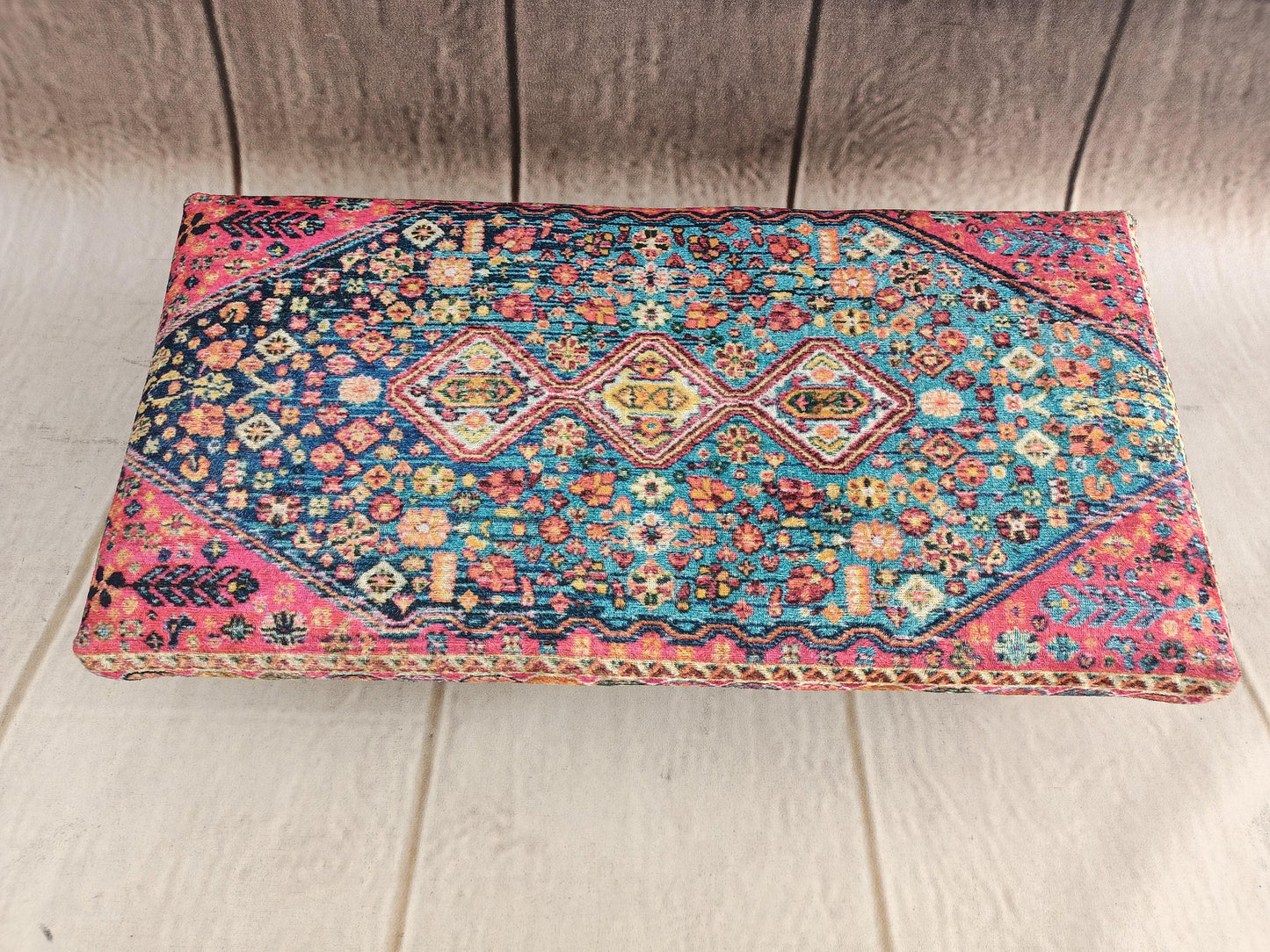 Ottoman for bed, Stepping stool, handmade stool, Reading stand, Upholstered bench, Foot rest stool, Footstool, Low chair, Floor pouf