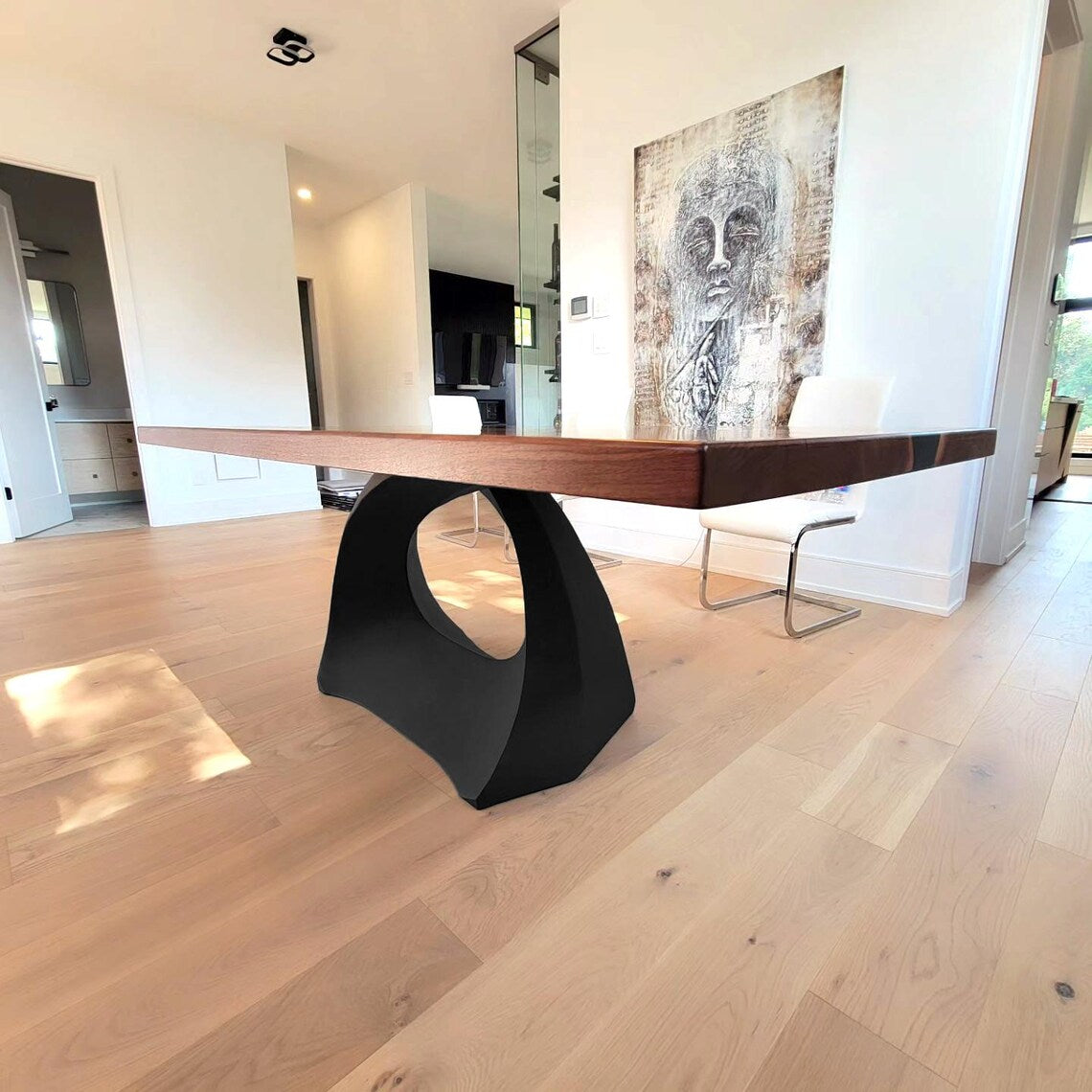 Round Table Base, Coffee Table Base | DIY Table Legs, Furniture Legs 316 Tulipe 28H | Only Base for Farmhouse Tables | Flowyline