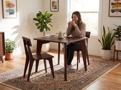 STAN Dining Chair | Walnut Bamboo | Midcentury Modern