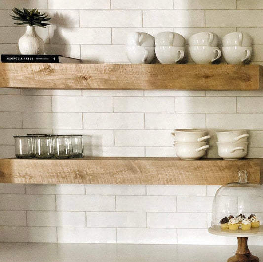 Floating Shelves | Set of two Modern Rustic Floating Shelves