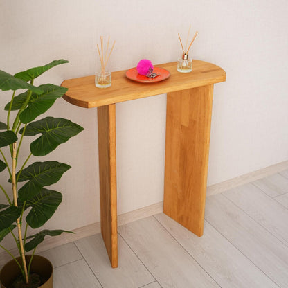 Handmade Solid Pine Wood Console Table, Entryway Hall Stand