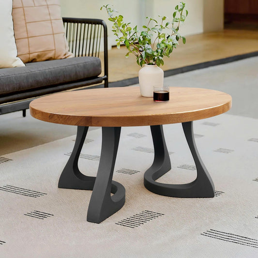 Bench Legs, Coffee Table Legs | Handmade Furniture 117/130 Uzar 16" H | Set of 2 for Farmhouse and Modern Tables | Flowyline