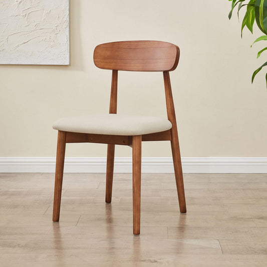Modern Ash Wood Dining Chair – Minimalist Desk or Table Chair