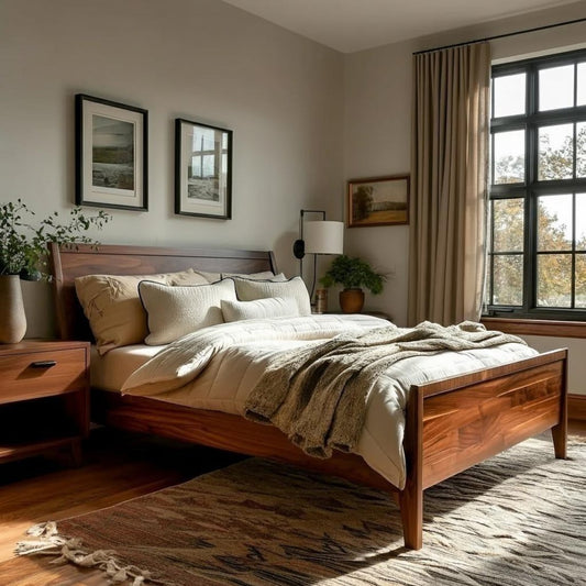 The Reading Bed Frame: Handcrafted Wooden Bed Frame