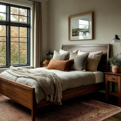 The Reading Bed Frame: Handcrafted Wooden Bed Frame
