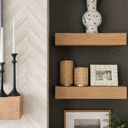 Floating Shelves | Set of two Modern Rustic Floating Shelves
