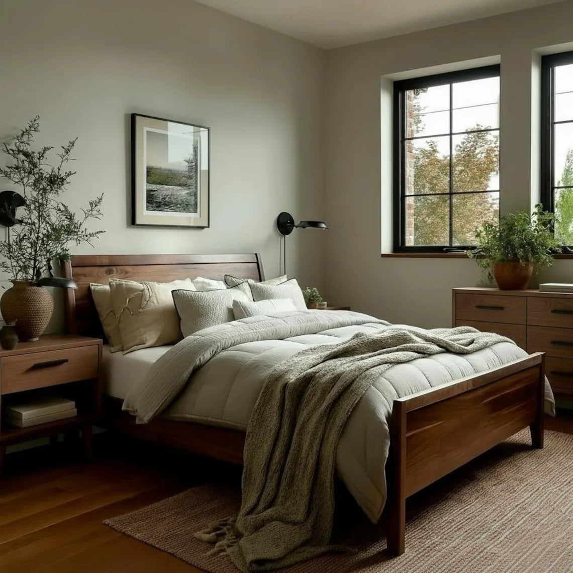 The Reading Bed Frame: Handcrafted Wooden Bed Frame