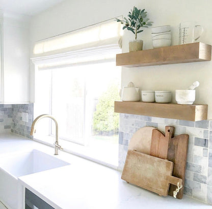 Floating Shelves | Set of two Modern Rustic Floating Shelves