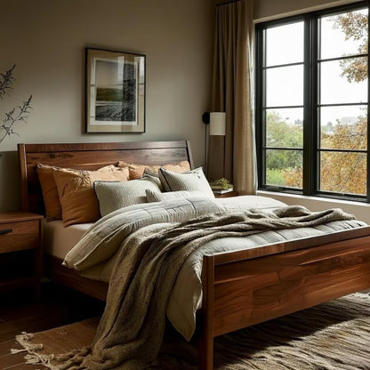 The Reading Bed Frame: Handcrafted Wooden Bed Frame