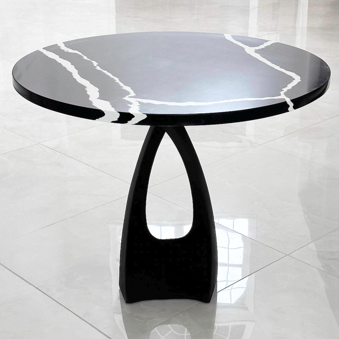 Round Table Base, Coffee Table Base | DIY Table Legs, Furniture Legs 316 Tulipe 28H | Only Base for Farmhouse Tables | Flowyline