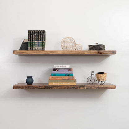 Live Edge Walnut Floating Shelves, Kitchen Shelves, Book Shelf