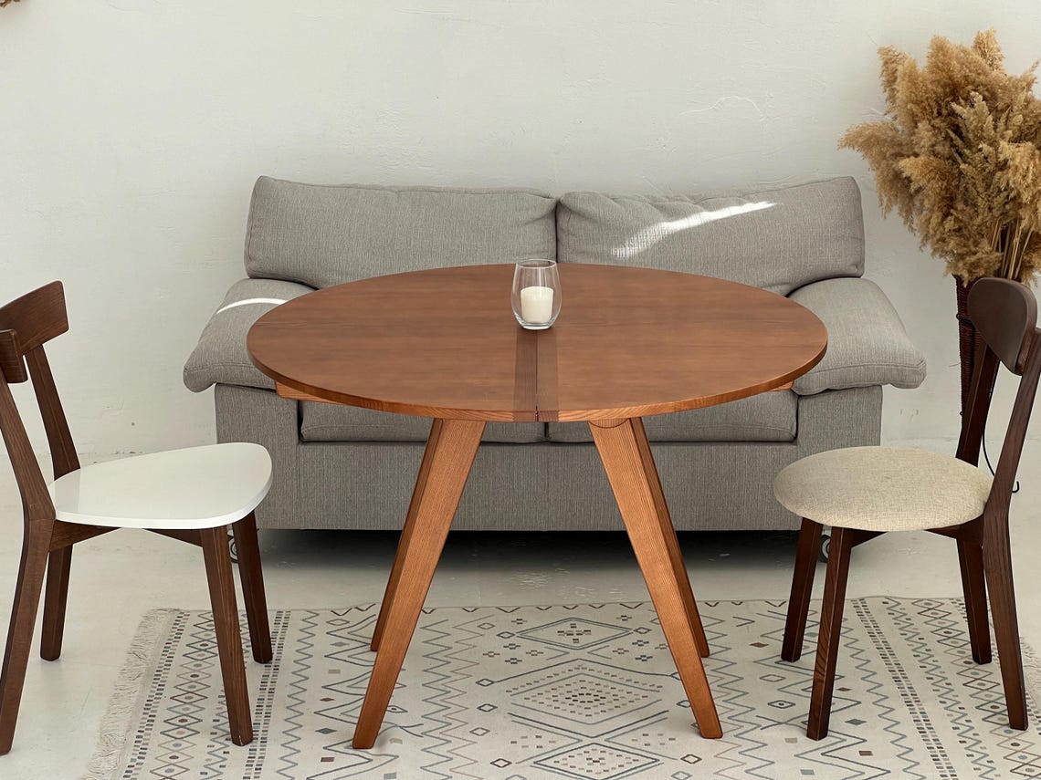 Transformer table 6 in 1, sliding table,round-oval table,dining table, coffee table,ash table, enlarged table, guest table,adjustable height