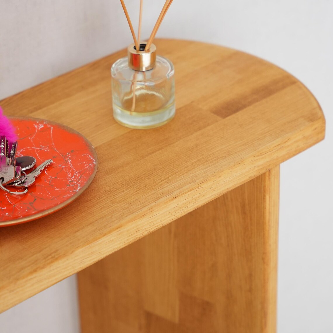 Handmade Solid Pine Wood Console Table, Entryway Hall Stand