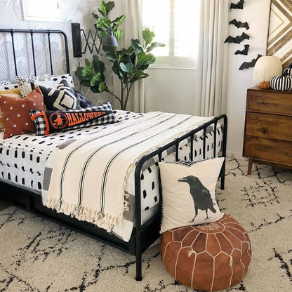 Turkish Cotton Fall Home Decor Throw & Bed Blanket | For Him or Her, Great Housewarming Gift