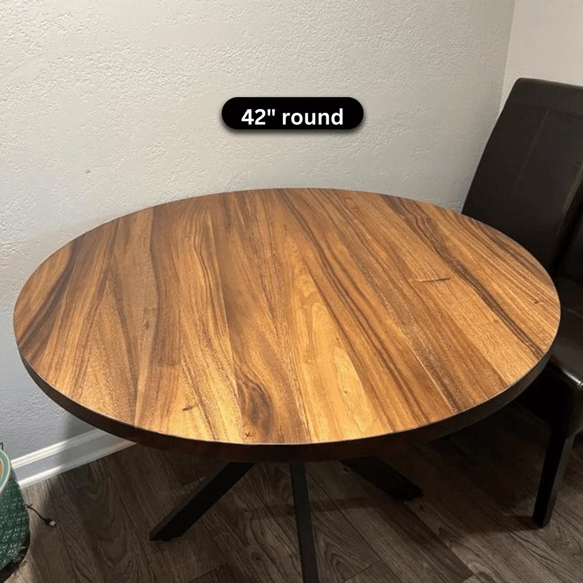 Live Edge South American Walnut Tabletop: Sustainable, Waterproof