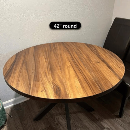 Live Edge South American Walnut Tabletop: Sustainable, Waterproof