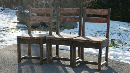 Sturdy Cabin-Style Rustic Dining Chair