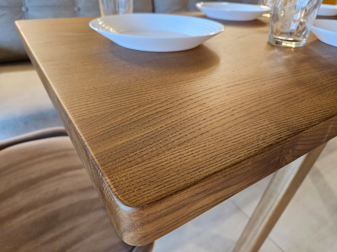 Transformation table 2in1 dining/coffee | natural solid wood | coffee table | handiwork | dining table | height adjustment transformer table