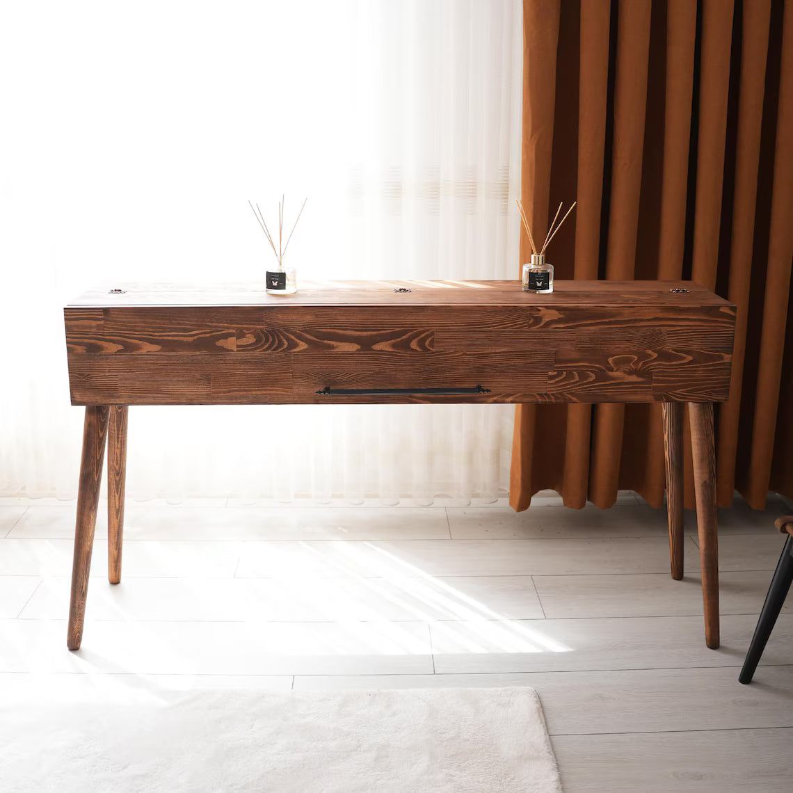 Solid Wood Piano Keyboard Stand, Handmade Modern Design