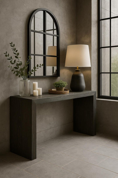 Waterfall Console Table for Entryway, Sofa, Living Room. Enhance Home Decor