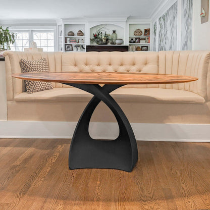 Round Table Base, Coffee Table Base | DIY Table Legs, Furniture Legs 316 Tulipe 28H | Only Base for Farmhouse Tables | Flowyline