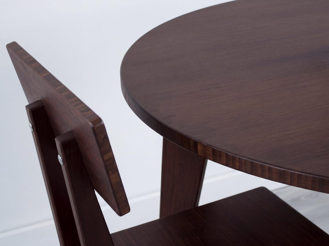 STAN Dining Chair | Walnut Bamboo | Midcentury Modern