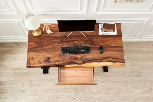 South American Walnut Drawer Add-on - Desk & Coffee Table Storage