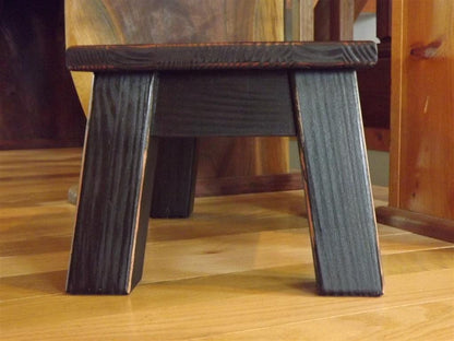 Farmhouse, wood riser, step stool, foot stool, painted furniture