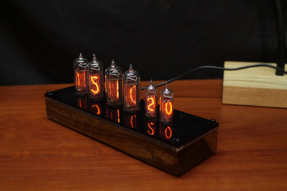 Nixie Tube Clock IN14 and IN16 on 6 lamps