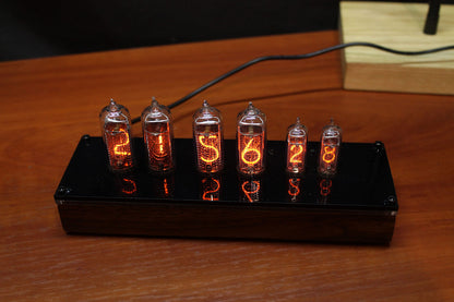 Nixie Tube Clock IN14 and IN16 on 6 lamps