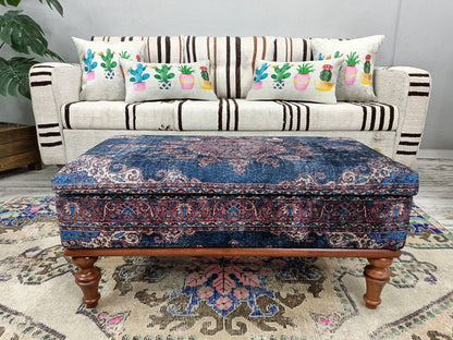 Handmade Furniture, Altar Table, Storage Coffee Table, Boho Chair, Sofa Side Table, Ottoman Bench, Dressing Table Stool, Entry Bench, ST 876