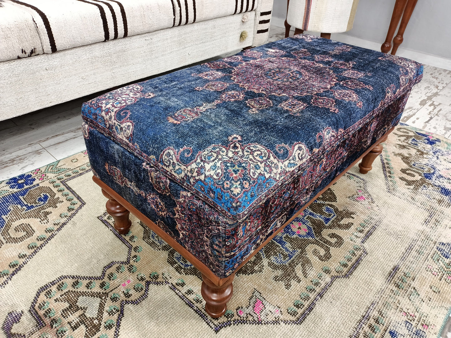 Handmade Furniture, Altar Table, Storage Coffee Table, Boho Chair, Sofa Side Table, Ottoman Bench, Dressing Table Stool, Entry Bench