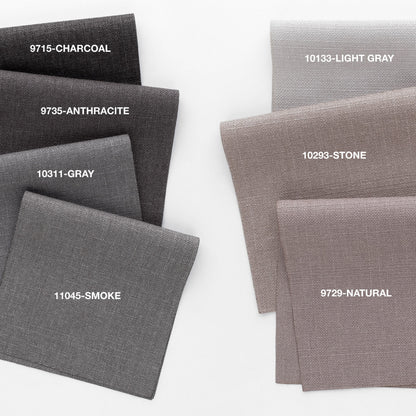 Extra Wide Linen Curtains, Triple Pinch Pleat, Light Filtering Drapes