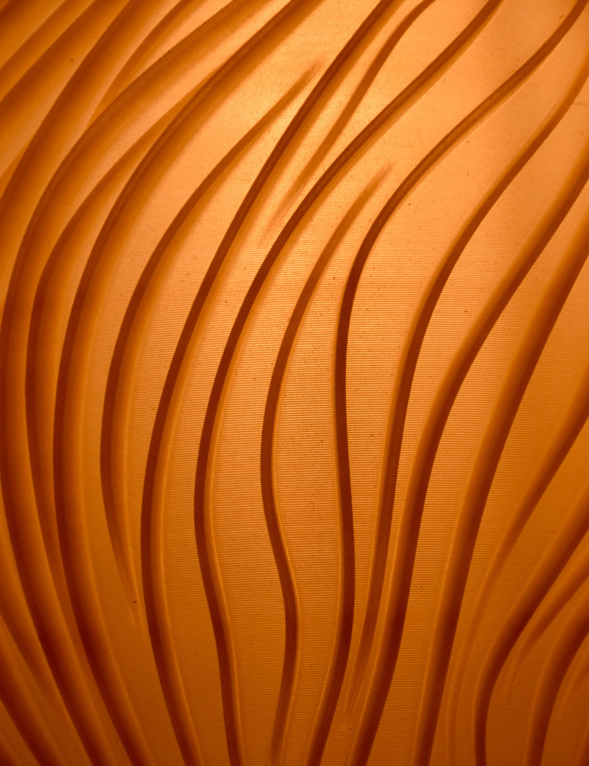 Mycota Ribbed Pendant Lamp with Organic 3D-Printed Shade