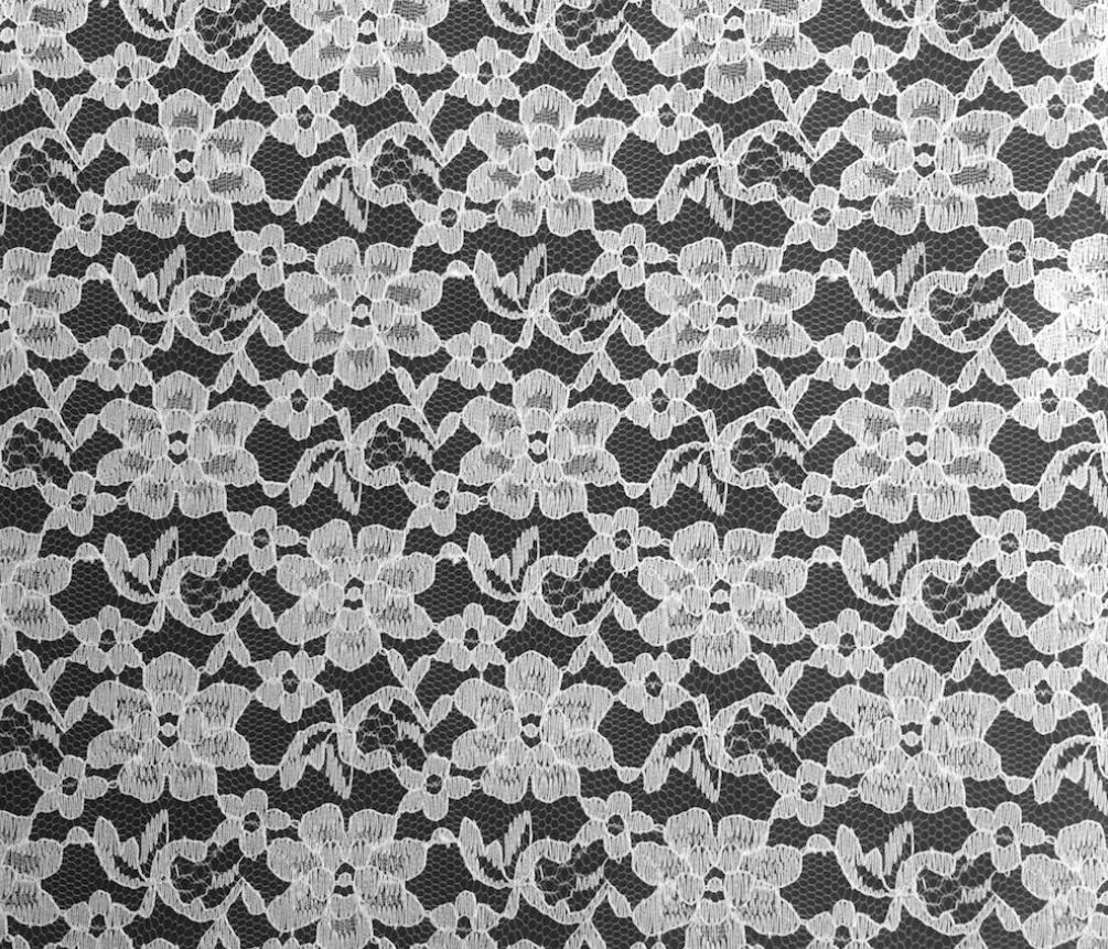 Floral Lace French Door Curtain Panel, Custom Sheer Window Curtain