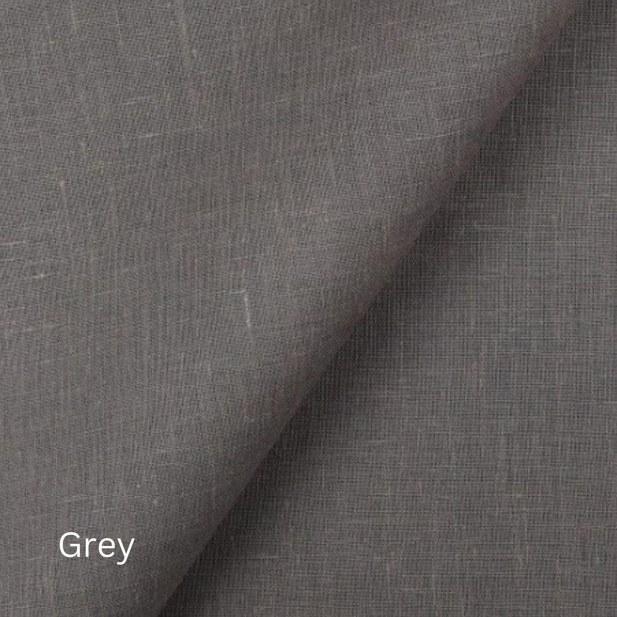 Custom 100% Linen French Door Curtain Panel with Rod Pockets