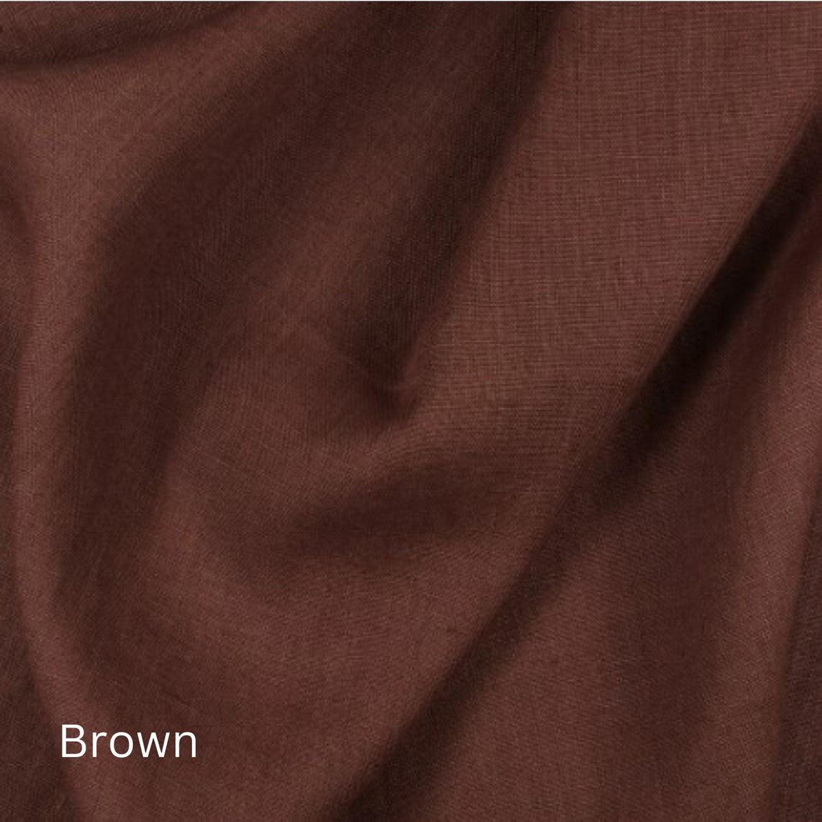 Custom 100% Linen French Door Curtain Panel with Rod Pockets