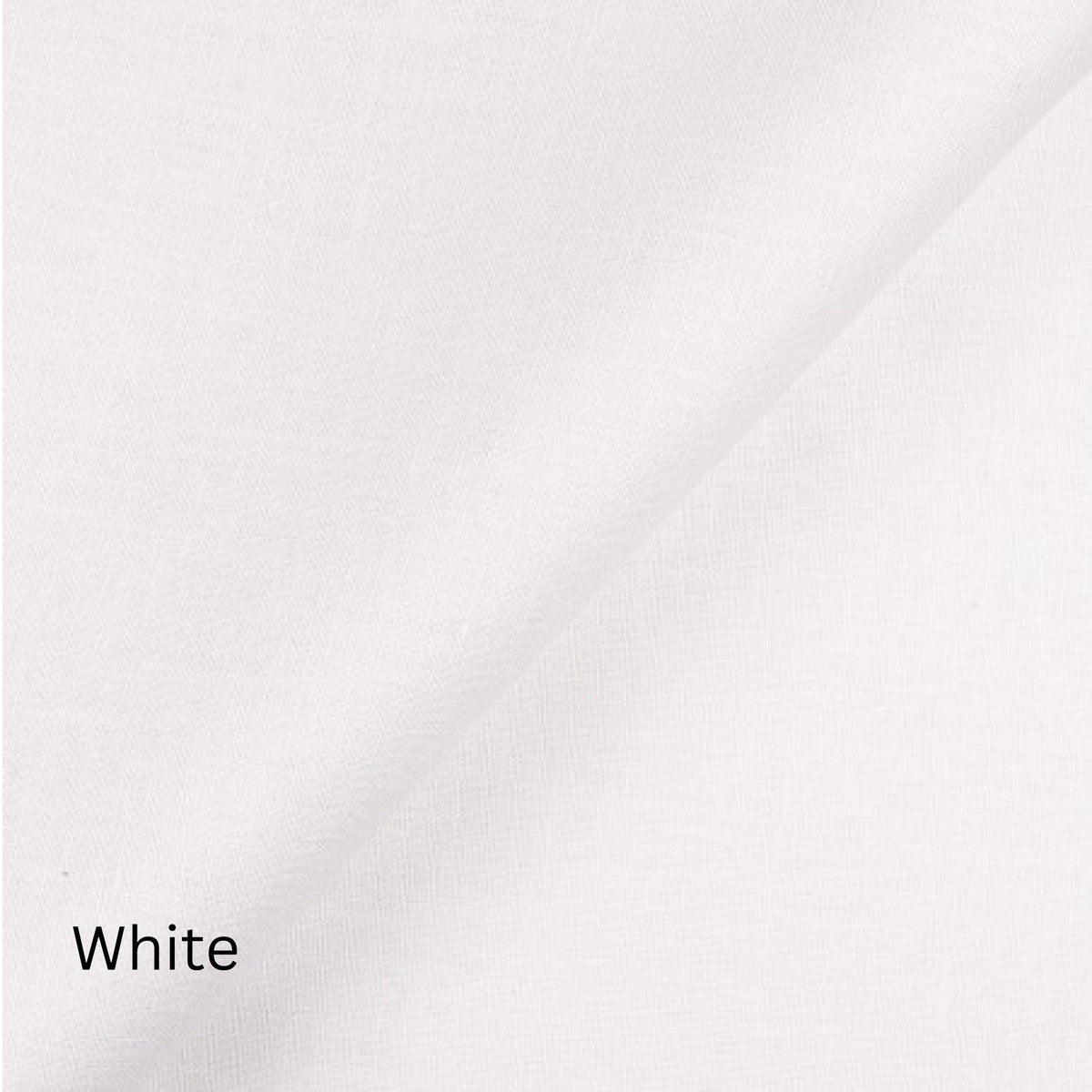 Custom 100% Linen French Door Curtain Panel with Rod Pockets