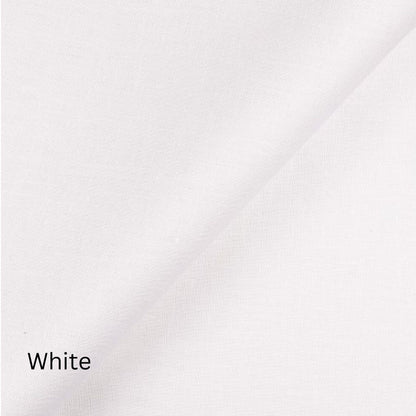Custom 100% Linen French Door Curtain Panel with Rod Pockets