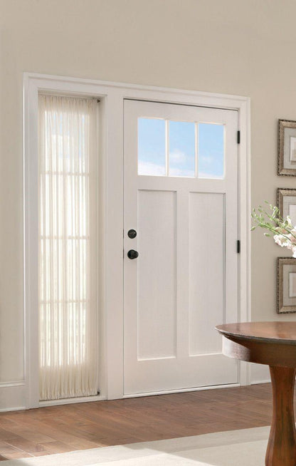 100% Linen Door Curtain: Custom French Door Panel (Single)