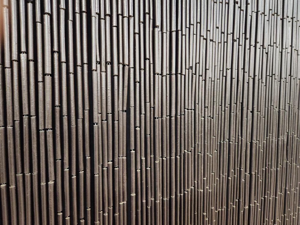 Dark Brown Handmade Bamboo Beaded Curtain, Doorway & Room Divider