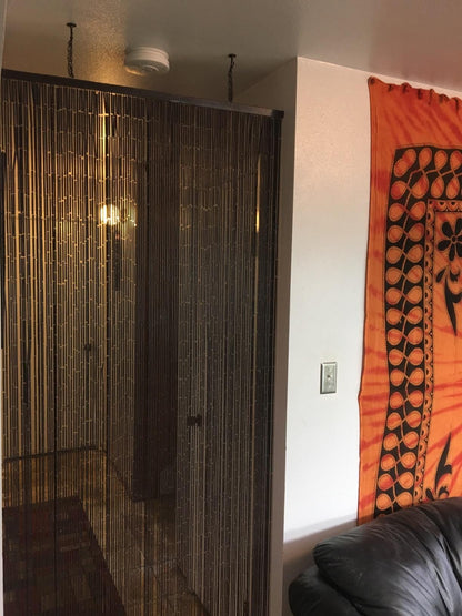 Dark Brown Handmade Bamboo Beaded Curtain, Doorway & Room Divider