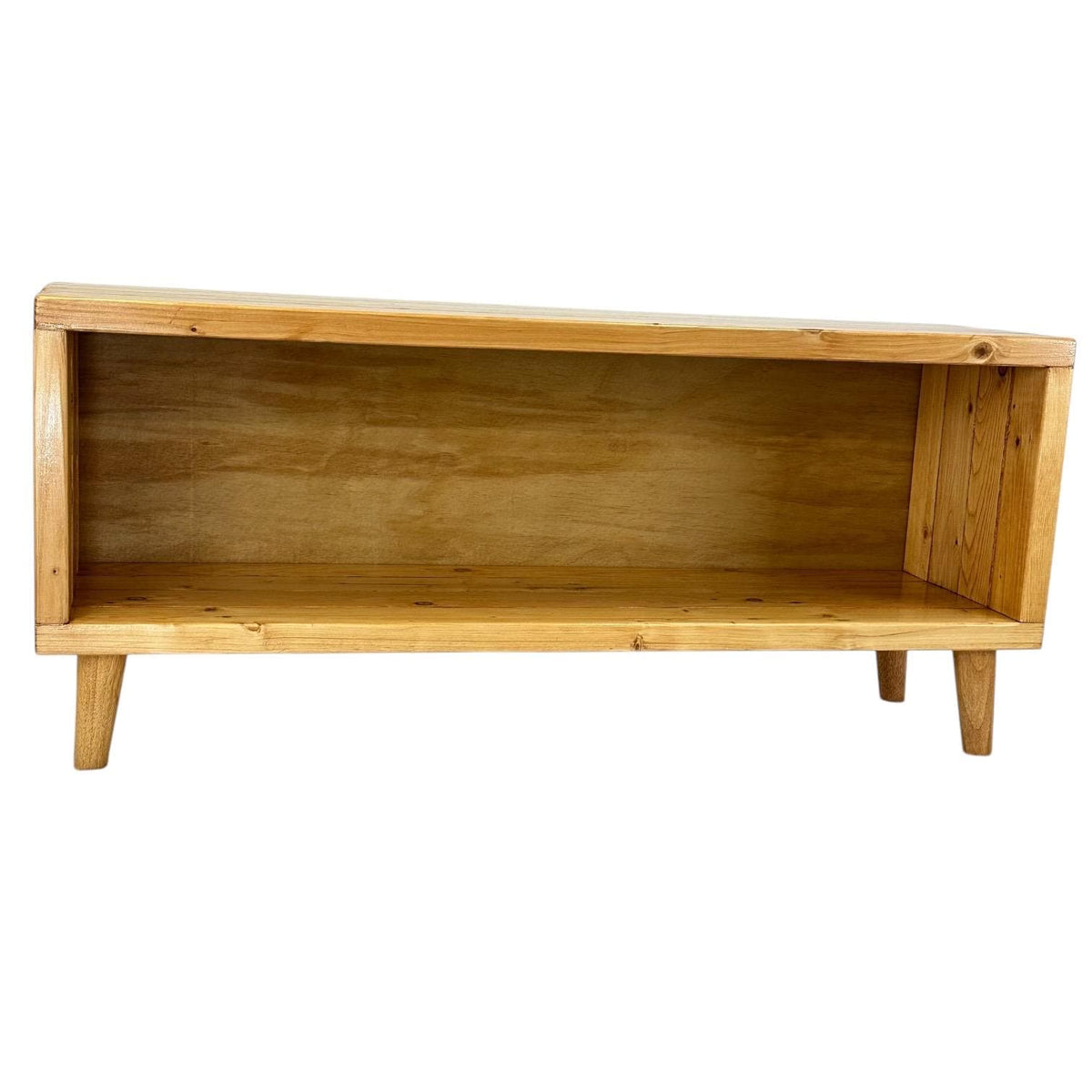 Mid Century Modern Record Cabinet: Handmade Vinyl Record Storage - Custom