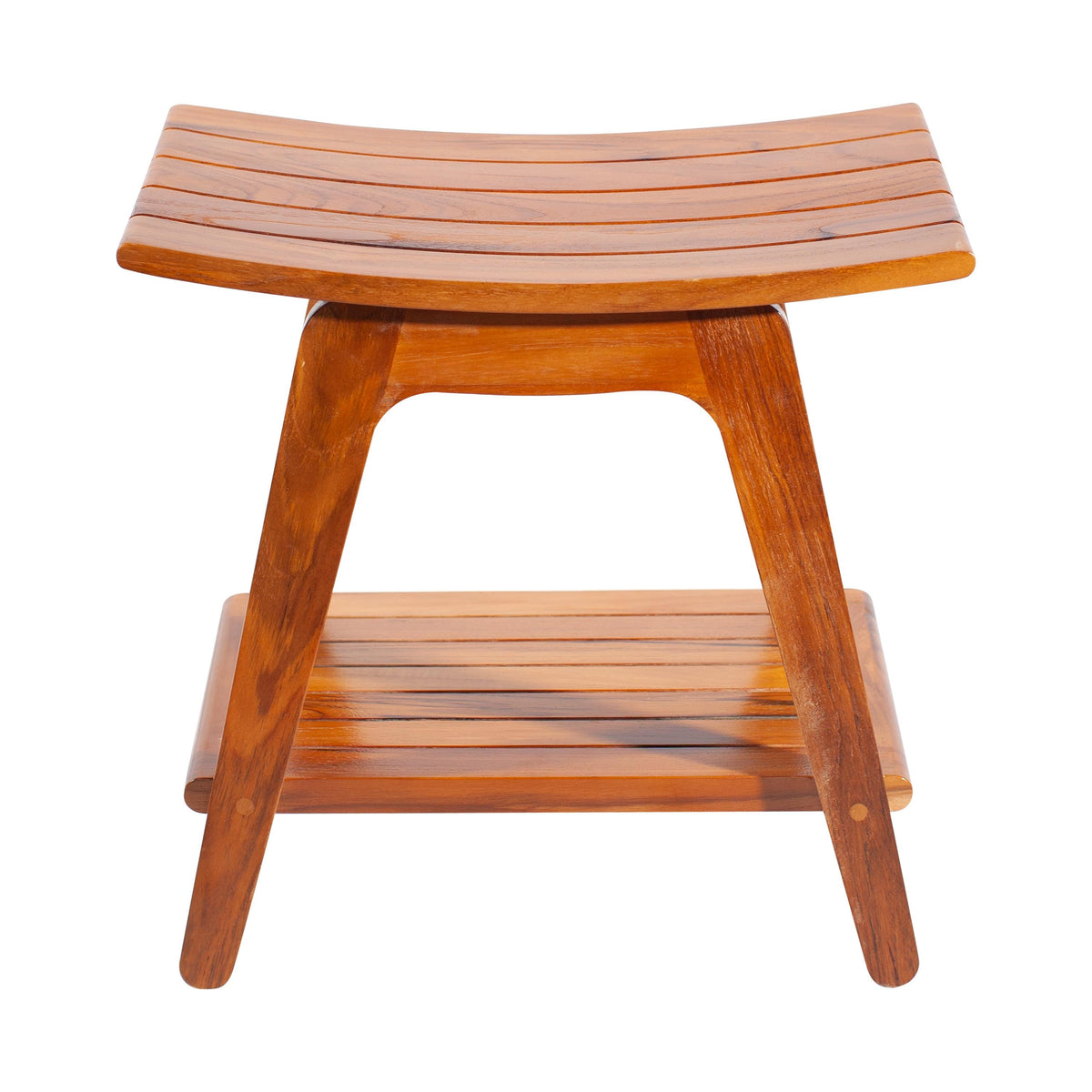 Teak Wood Stool Chair - For Shower, Bedroom, Living Room, Outdoors