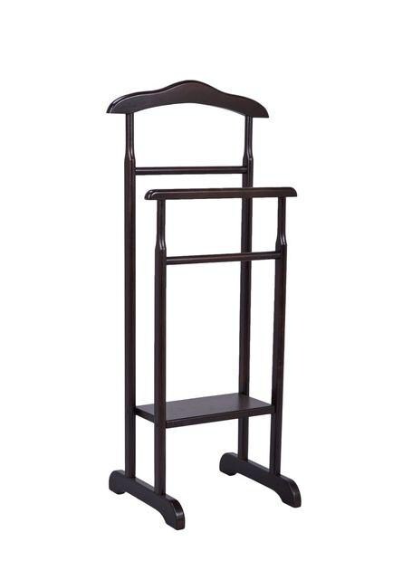 Wooden Hanger Stand | Handcrafted Walnut Wardrobe Stand | Walnut Wood Clothing Stand | Rustic Walnut Coat Rack