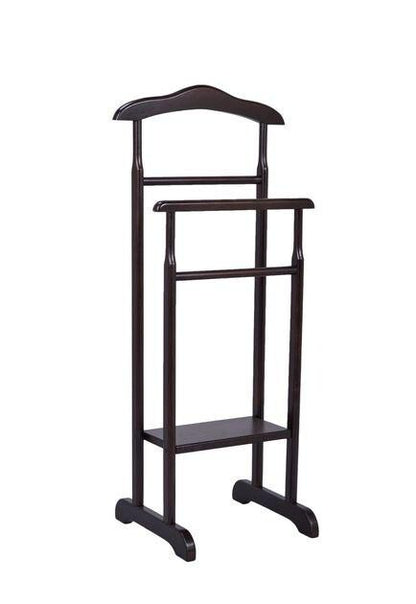 Wooden Hanger Stand | Handcrafted Walnut Wardrobe Stand | Walnut Wood Clothing Stand | Rustic Walnut Coat Rack