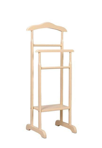 Wooden Hanger Stand | Handcrafted Walnut Wardrobe Stand | Walnut Wood Clothing Stand | Rustic Walnut Coat Rack